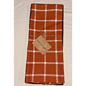Solino Home Table Runner in Cinnamon - 14x48 Inches - NWOT